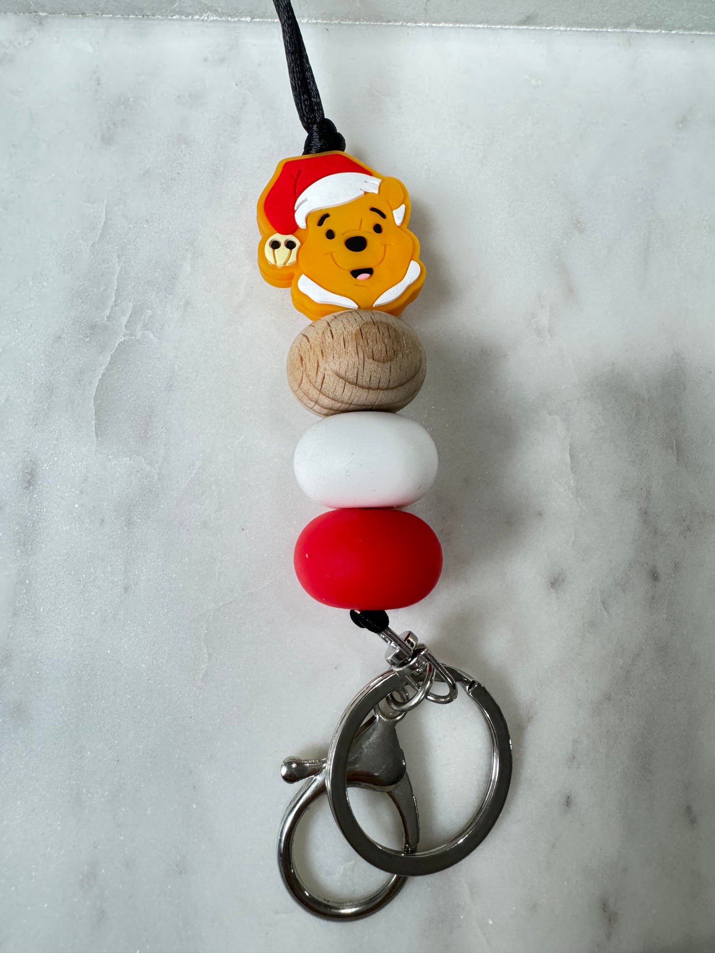 Santa Bear Lanyard