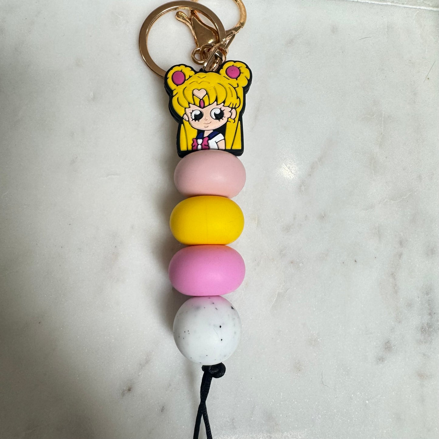 Sailor Moon Pink Keyring