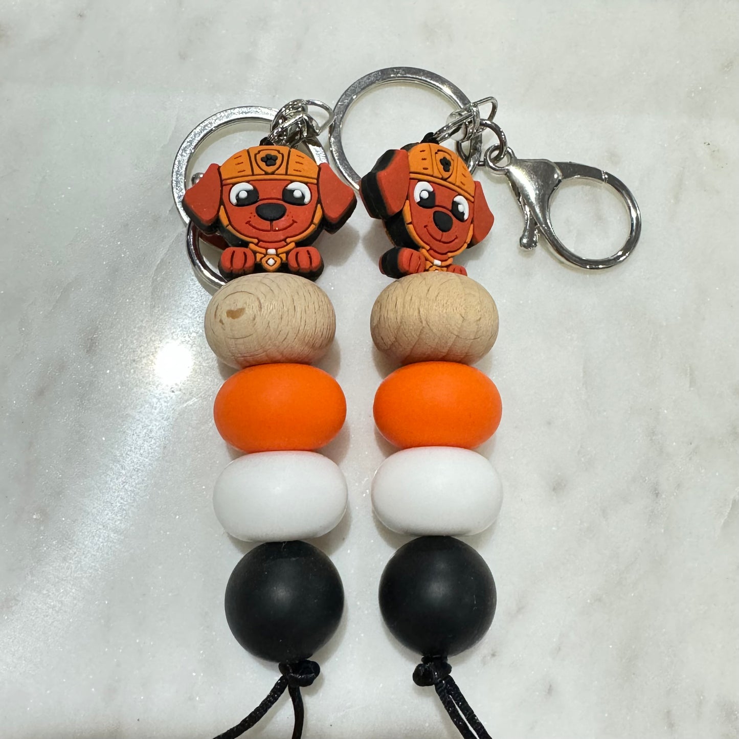 Orange Dog Keyring