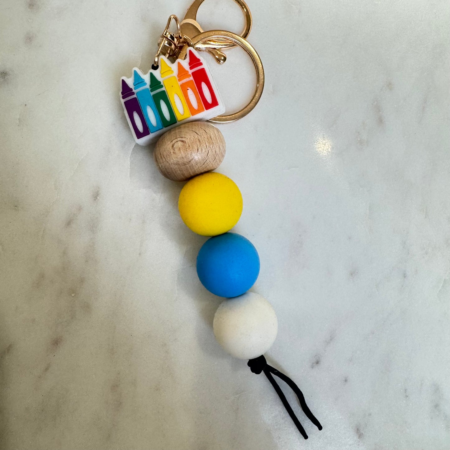 Teacher Crayon Keyring