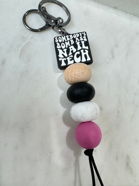 Nail Tech Keyring