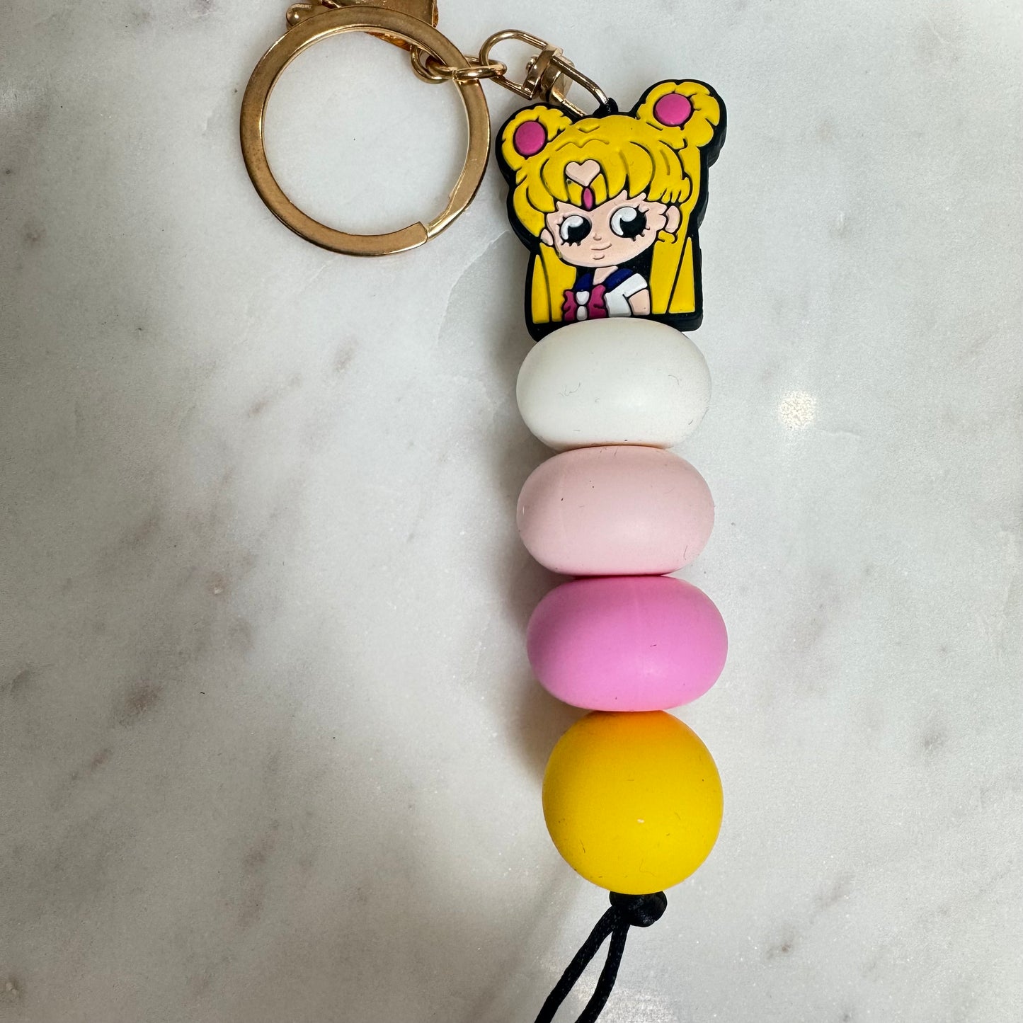 Sailor Moon Pink Keyring