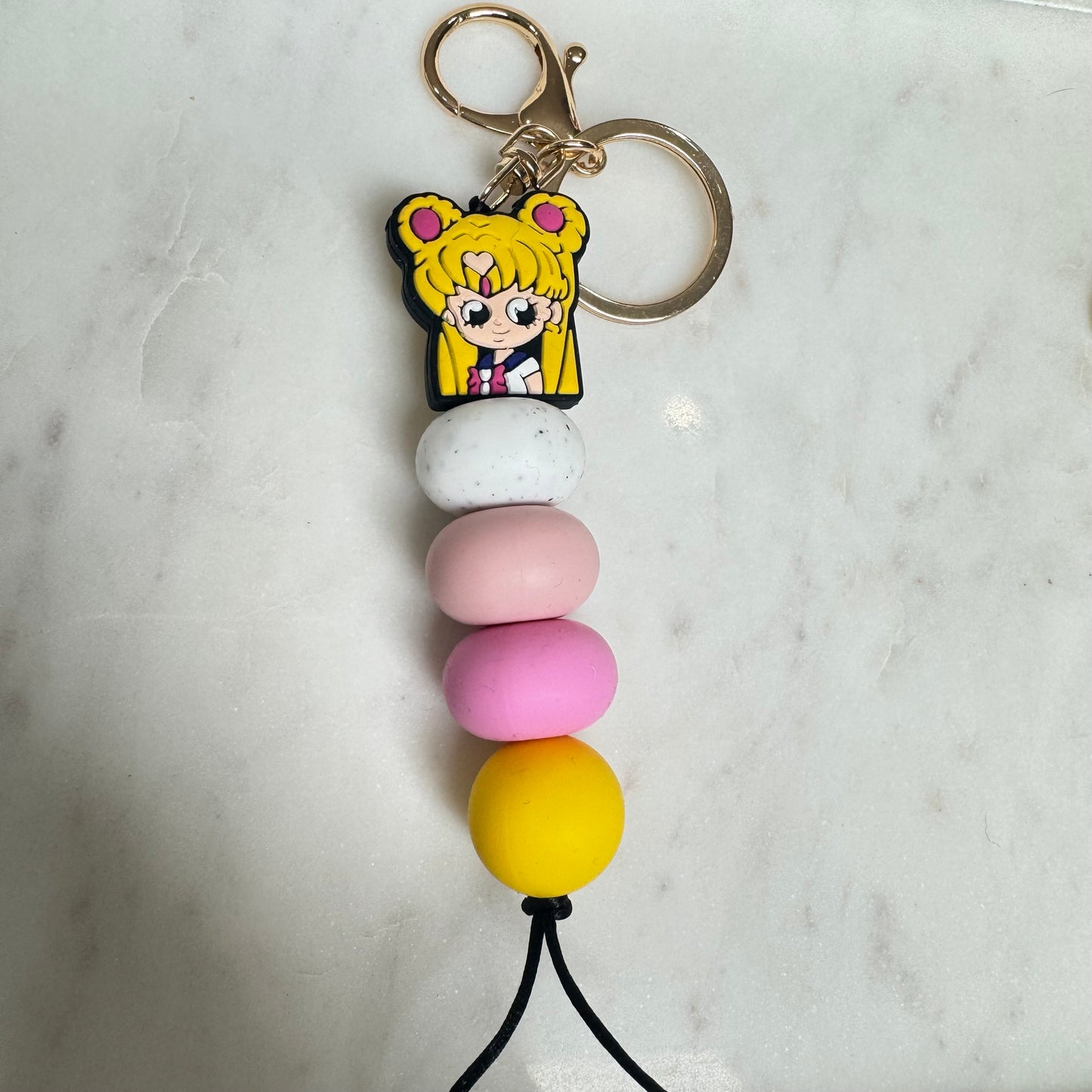 Sailor Moon Pink Keyring