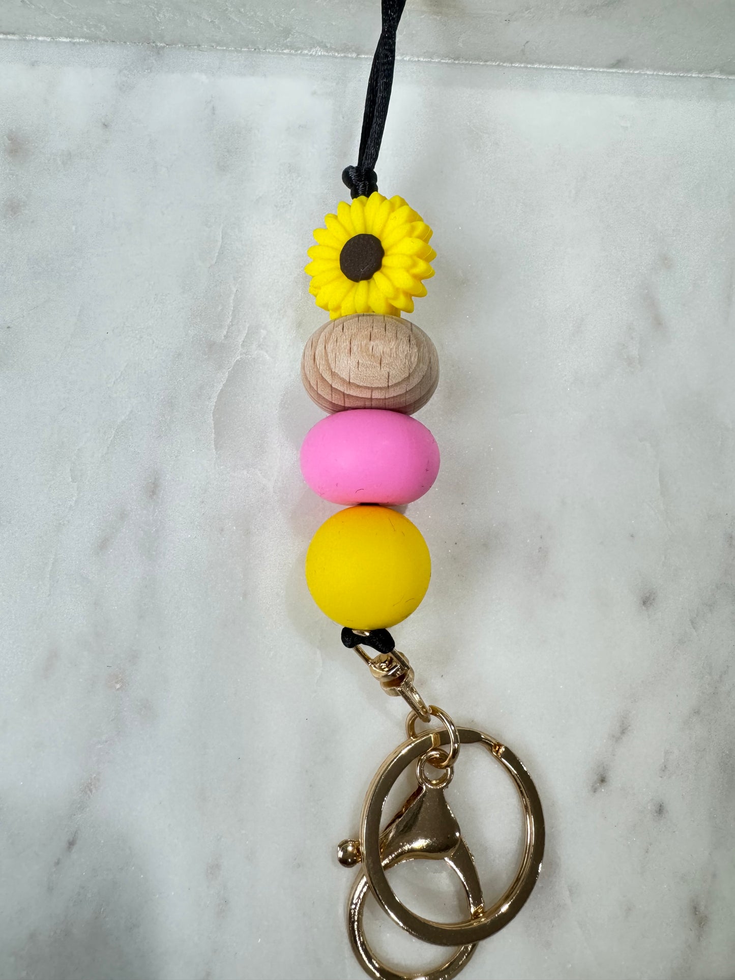 Yellow Daisy Lanyard