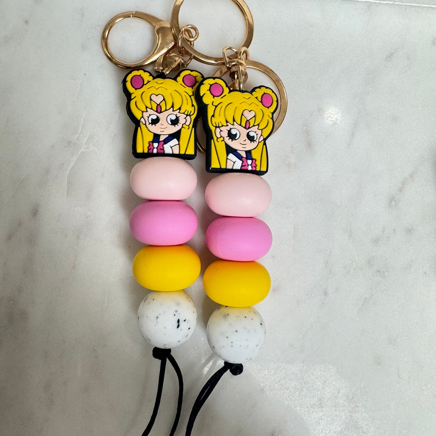 Sailor Moon Pink Keyring