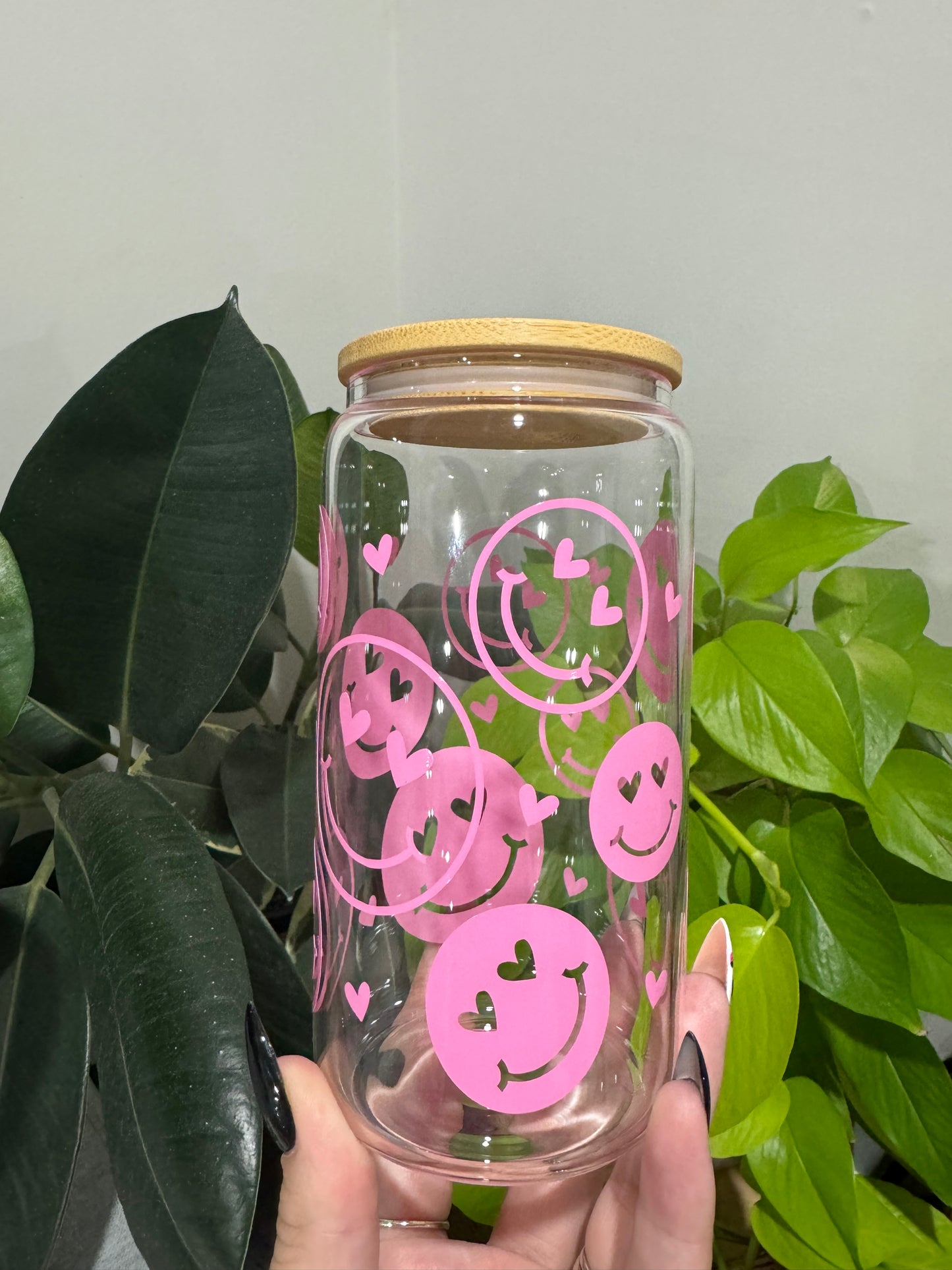 Smiley Face Glass Tumbler