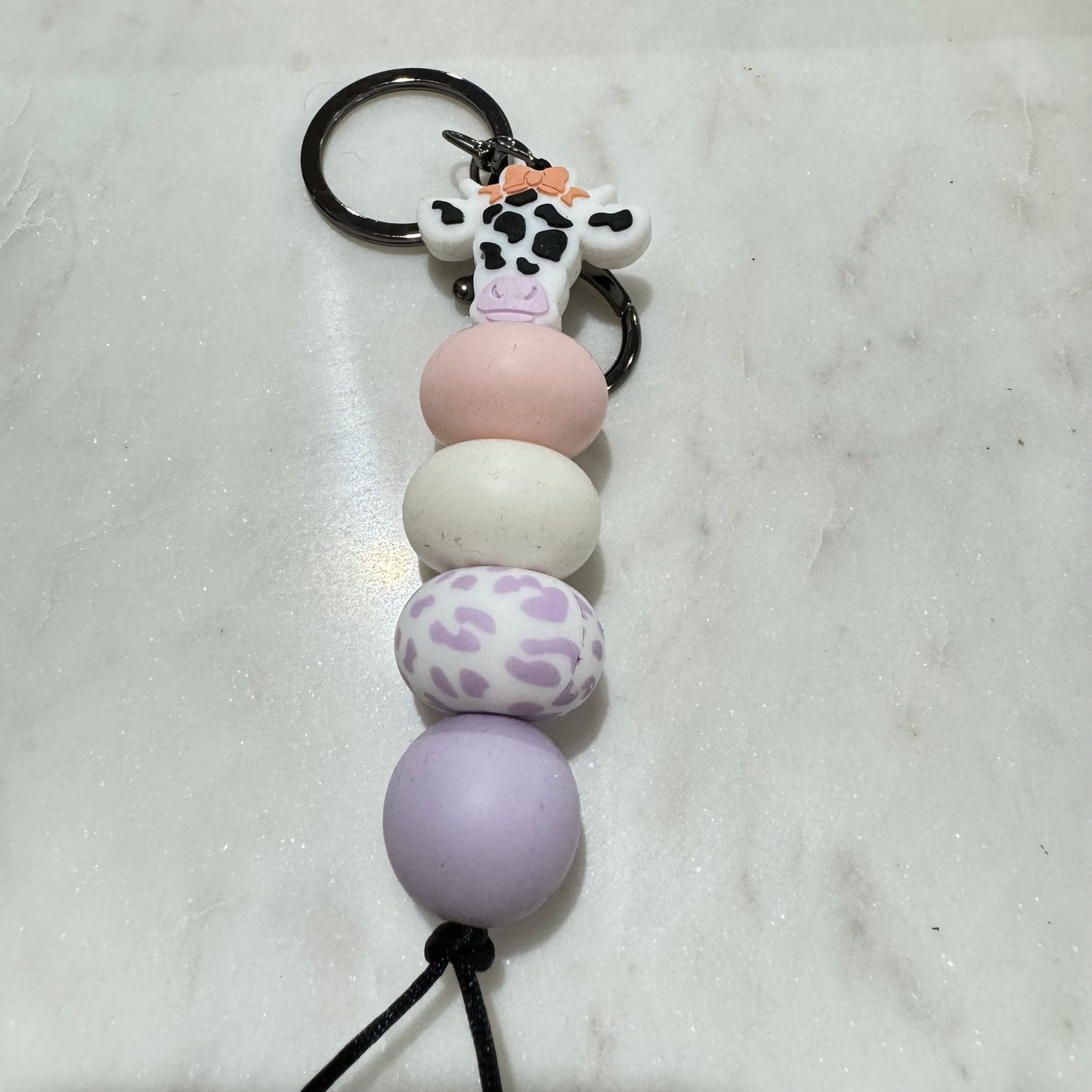 Bow Cow Keyring