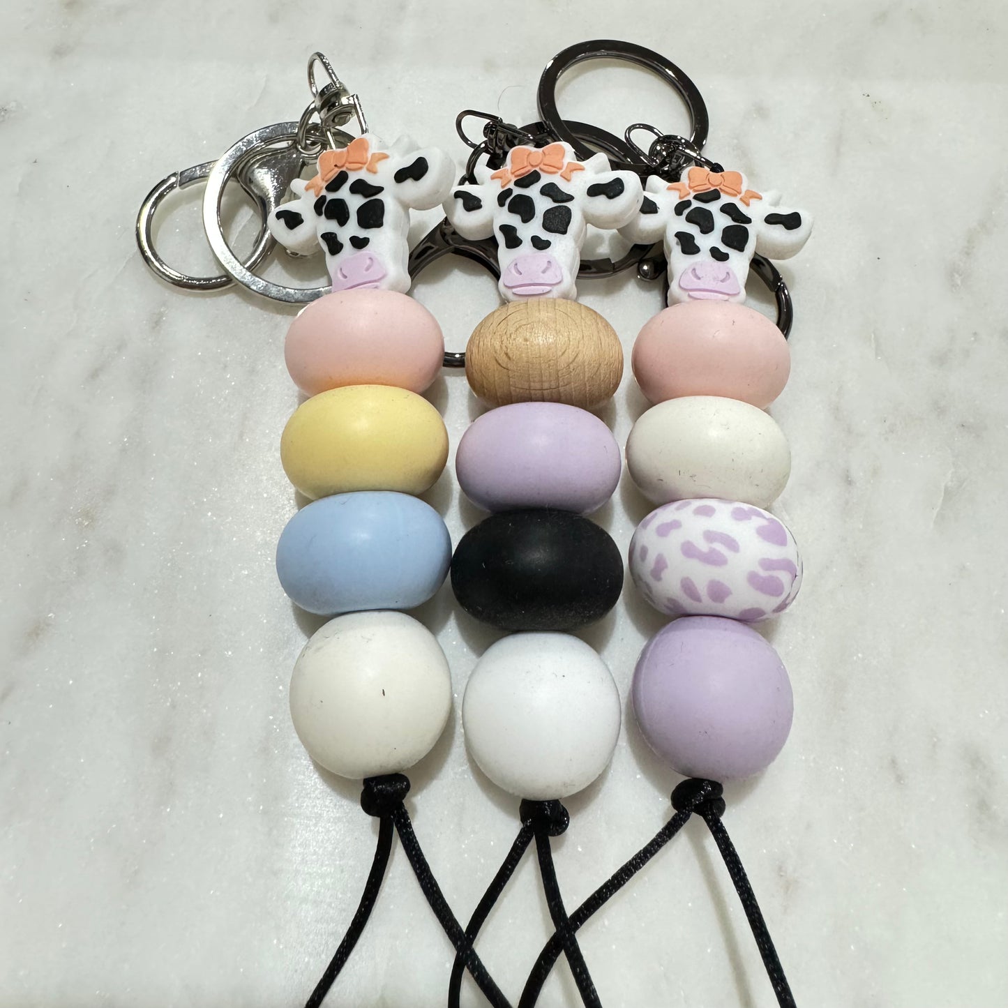 Bow Cow Keyring